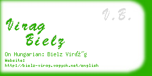 virag bielz business card